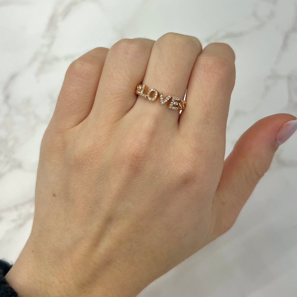 [LLOYD] 韓国☆14K☆White Cat Single Piercing Suzy Levian 14K White Gold & .10 cttw Diamond Pave Open