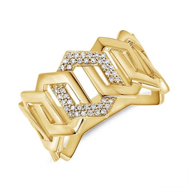 14K GOLD DIAMOND LYDIA RING – Jen K Online