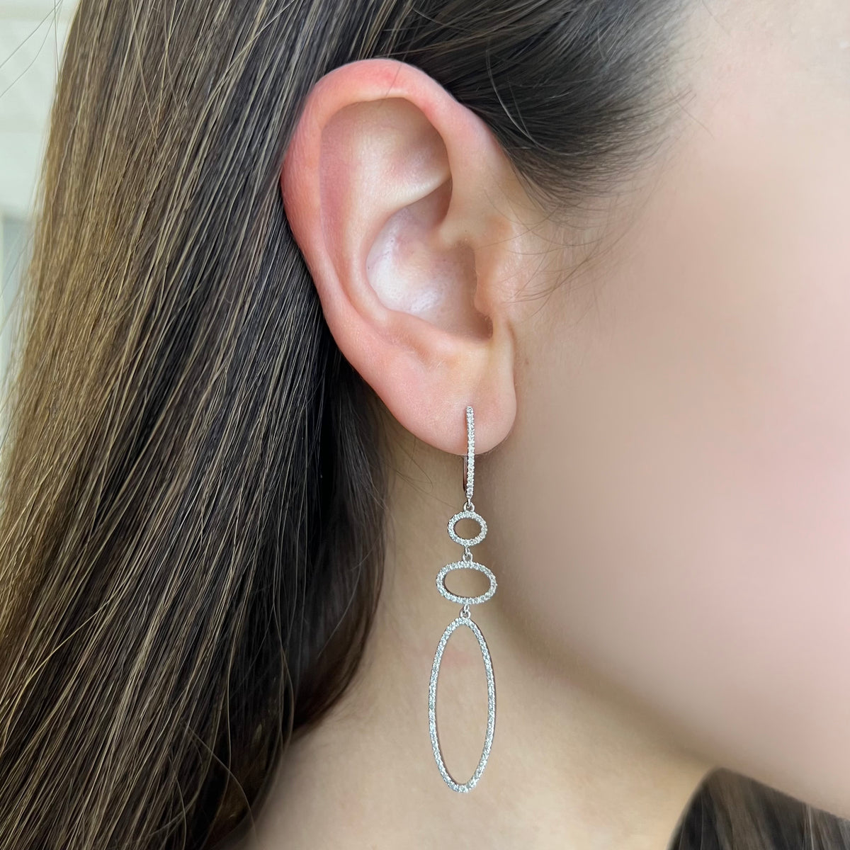 14K GOLD DIAMOND ALICIA EARRINGS – Jen K Online