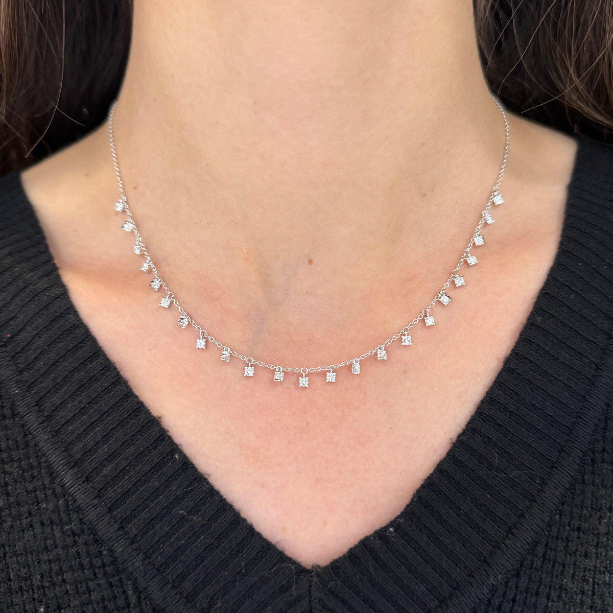14K GOLD DIAMOND MAKENA NECKLACE – Jen K Online