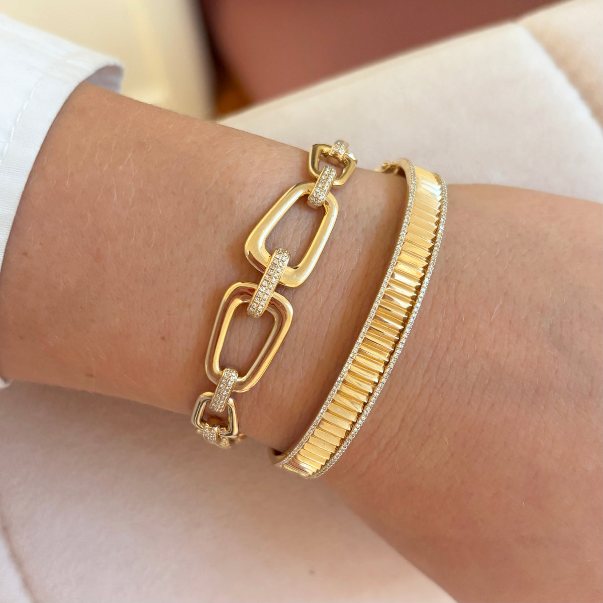 14K GOLD DIAMOND KENDRA BRACELET