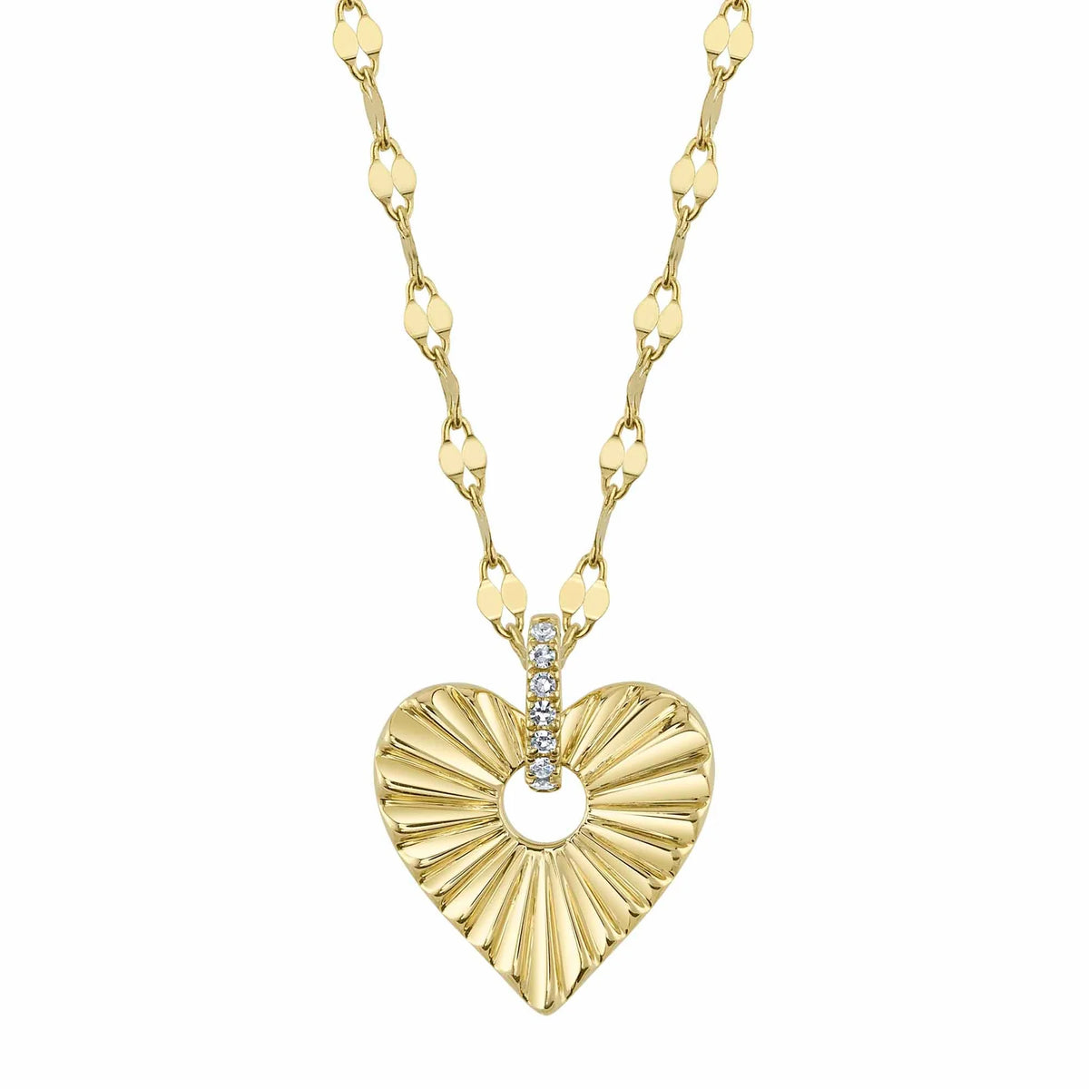 Diamond Heart Necklace 001-165-01749 - Hogan's Jewelers, Hogan's Jewelers