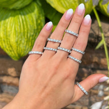 14K GOLD DIAMOND JEN ETERNITY BAND