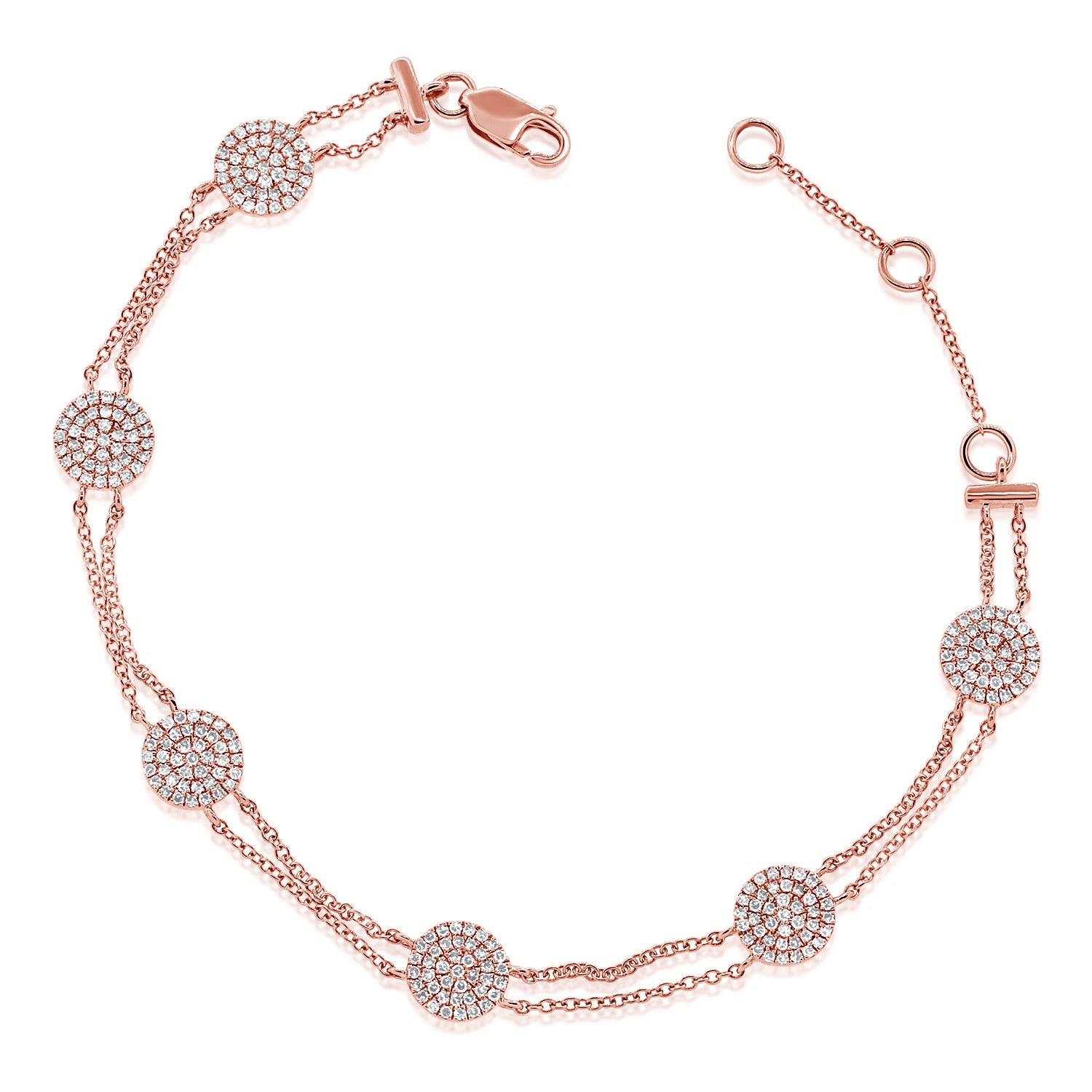 14K GOLD DIAMOND CARA FLOWER BRACELET – Jen K Online