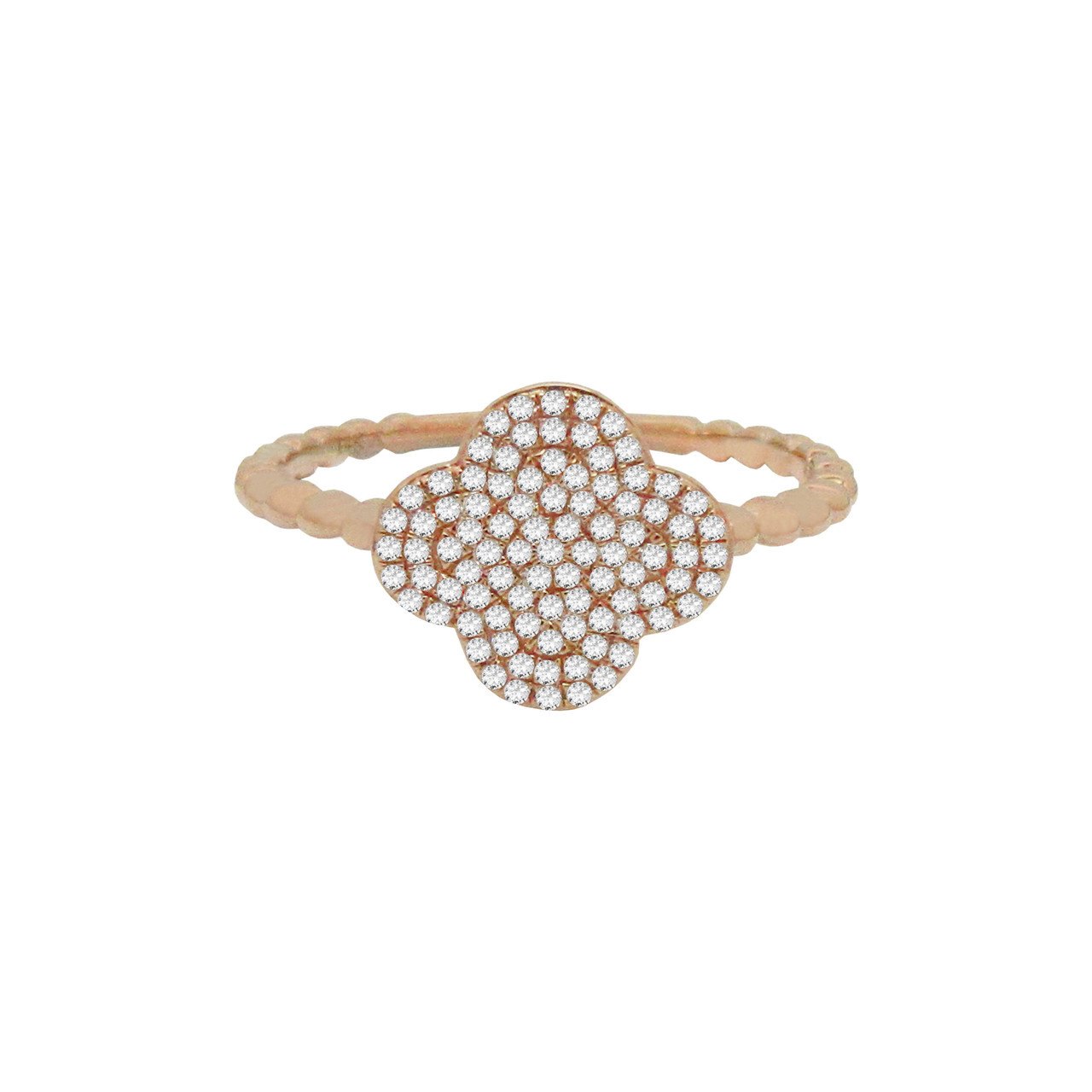 The Circle Clover Ring