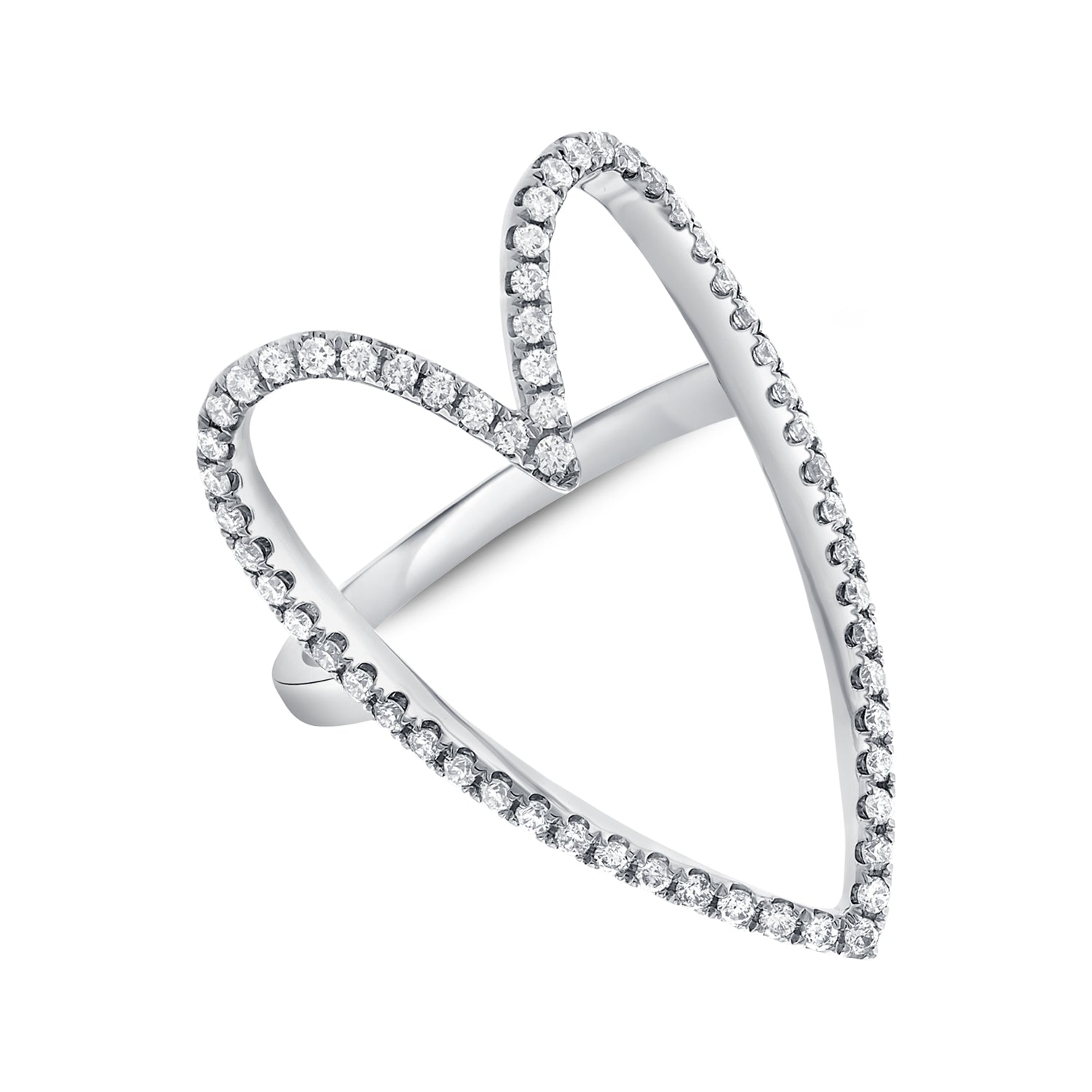 Big Heart ring 13号　【美品】 Pandora Elevated Heart Ring