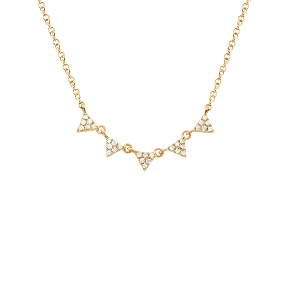[VINTAGE HOLLYWOOD]★14k Gold Color Dot Necklace_5Color 14K GOLD DIAMOND LISA NECKLACE – Jen K Online