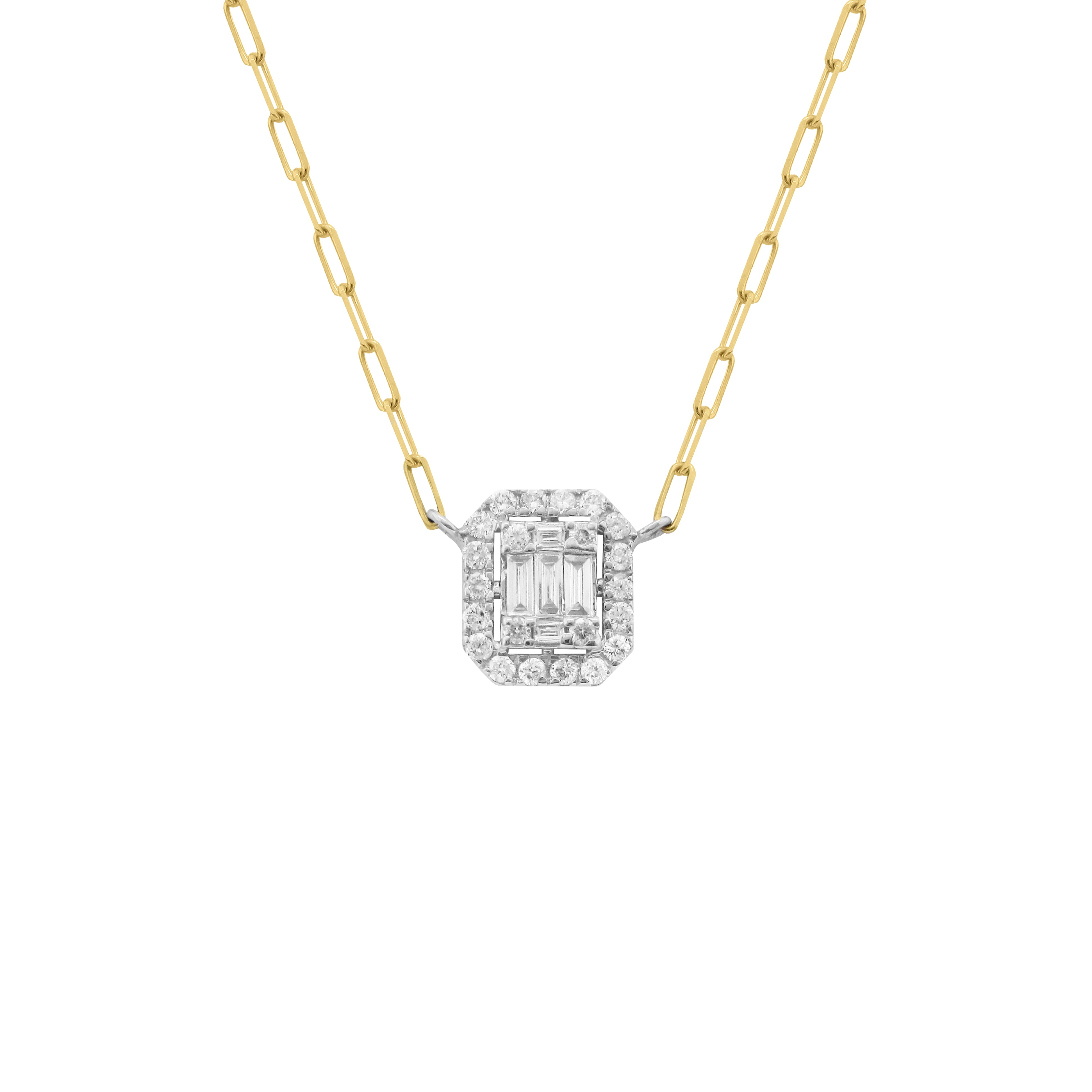 14K GOLD DIAMOND BIANCA CLOVER NECKLACE – Jen K Online