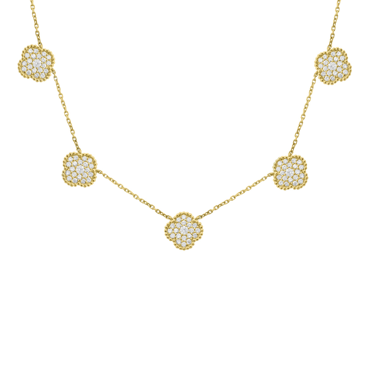 14K GOLD CLOVER NECKLACE – Jen K Online