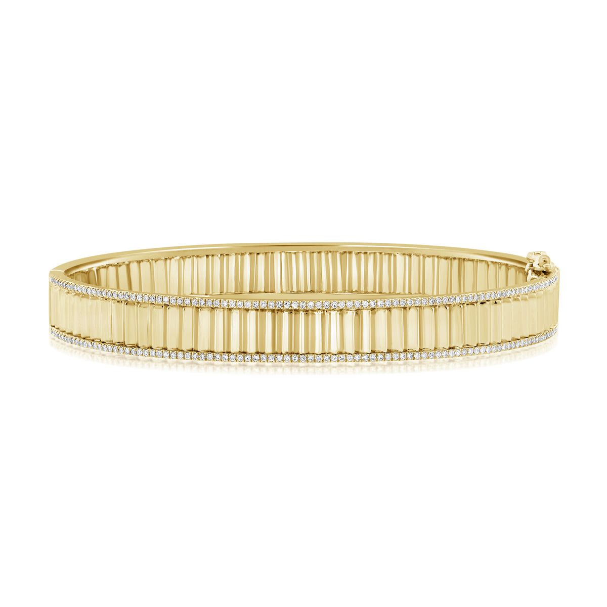 14K GOLD DIAMOND MILLIE BANGLE