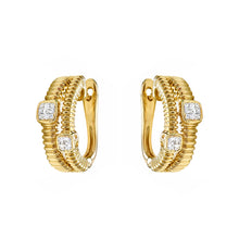 14K GOLD DIAMOND LILLY HUGGIES