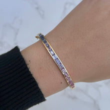 14K GOLD MULTI SAPPHIRE TILLY BANGLE