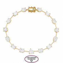 14K GOLD LAB GROWN DIAMOND MICHELLE BRACELET
