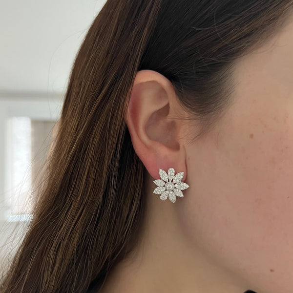 14K GOLD DIAMOND BECCA EARRINGS