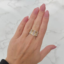 14K GOLD DIAMOND LIZZY RING