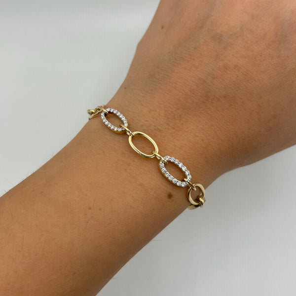14K GOLD DIAMOND SOPHIE BRACELET