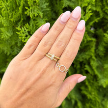 14K GOLD DIAMOND EVERLY RING
