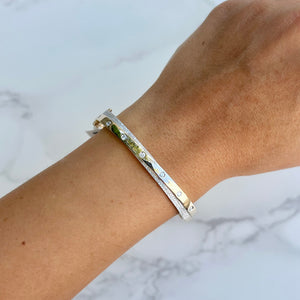 14K GOLD DIAMOND DYLAN BANGLE
