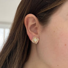 14K GOLD DIAMOND CASSIE STUDS