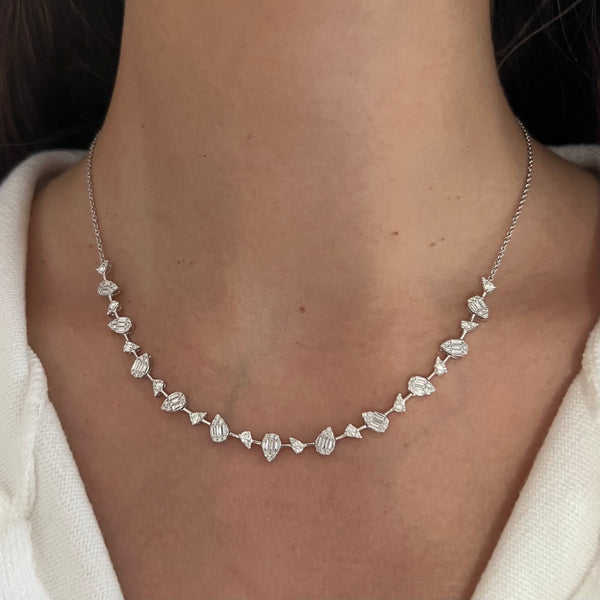 14K GOLD DIAMOND GIANNA NECKLACE