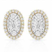 14K GOLD DIAMOND SUZIE STUDS