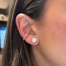 14K GOLD PINK SAPPHIRE KAYLA EAR CUFF