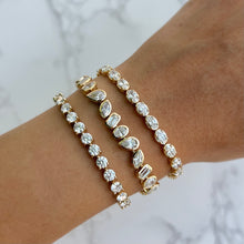 14K GOLD LAB GROWN DIAMOND CAROLINE TENNIS BRACELET