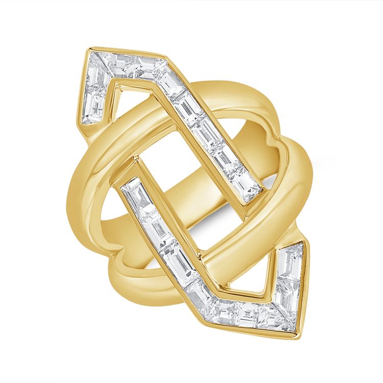 14K GOLD DIAMOND DYLAN RING