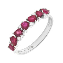 14K GOLD DIAMOND RUBY KATE RING