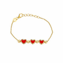 14K GOLD ISLA HEART BABY BRACELET