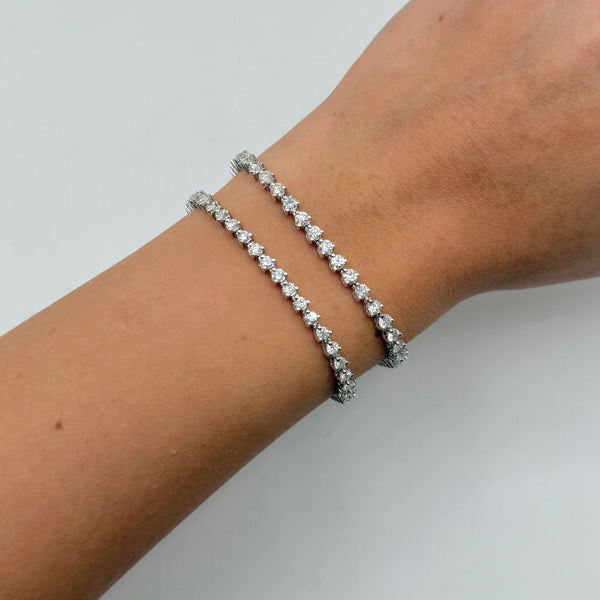 14K GOLD 3.90 CT DIAMOND TARA TENNIS BRACELET