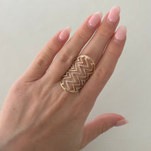 14K GOLD DIAMOND ZINA RING