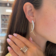 14K GOLD DIAMOND CELINE EARRINGS