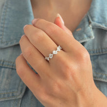14K GOLD DIAMOND AUDREY RING