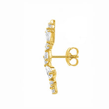 14K GOLD DIAMOND KACEY MULTI SHAPE EARRING