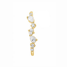 14K GOLD DIAMOND KACEY MULTI SHAPE EARRING