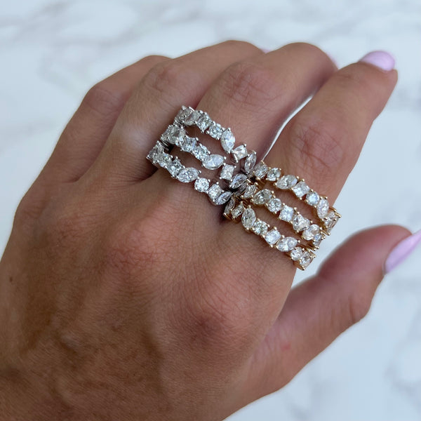 14K GOLD DIAMOND BETTY RING