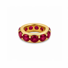 14K GOLD RUBY ETERNITY BEAD