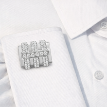 14K GOLD DIAMOND DAVE CUFFLINKS