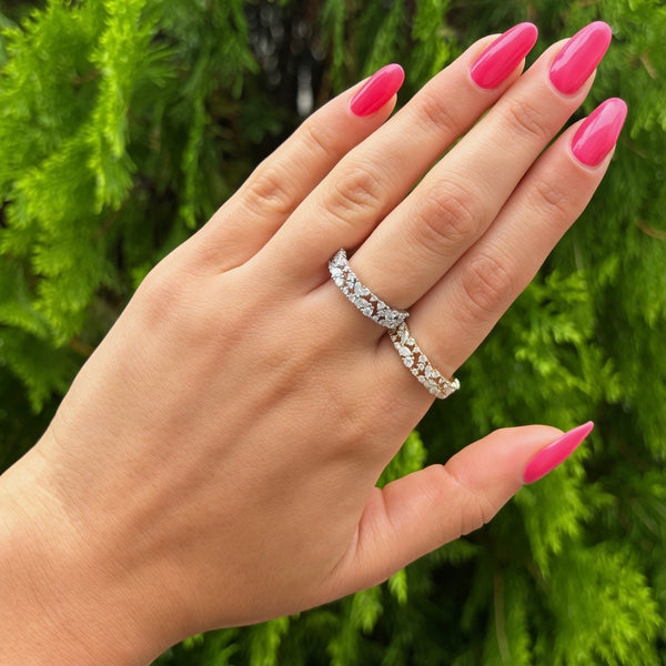 14K GOLD DIAMOND CALYN RING