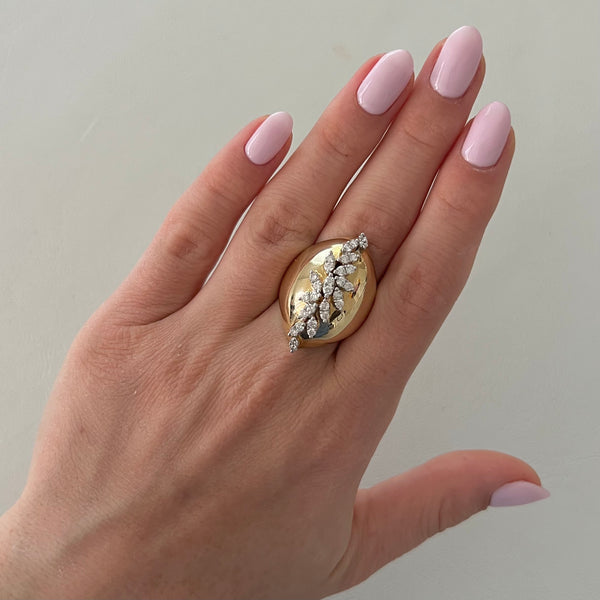 14K GOLD DIAMOND RENATA RING