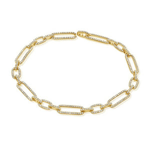 14K GOLD DIAMOND JANEY BRACELET