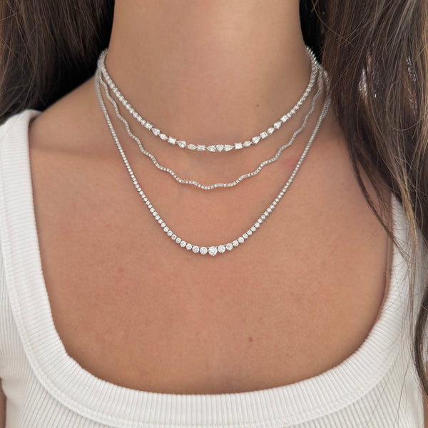 14K GOLD DIAMOND MONICA NECKLACE