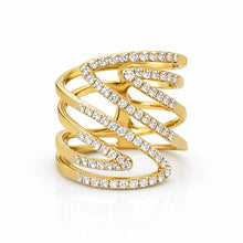14K GOLD DIAMOND VIVVI RING