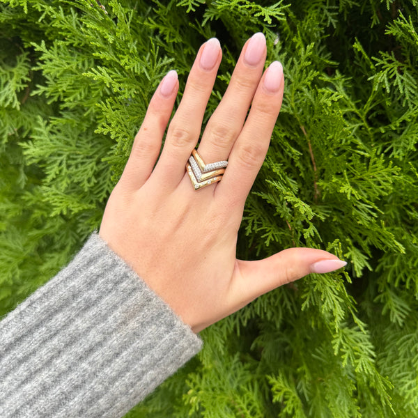 14K GOLD DIAMOND MIRIAM RING