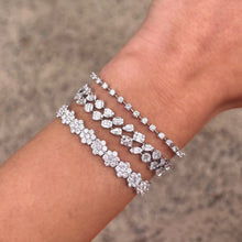 14K GOLD DIAMOND MEDIUM BRALEY BRACELET