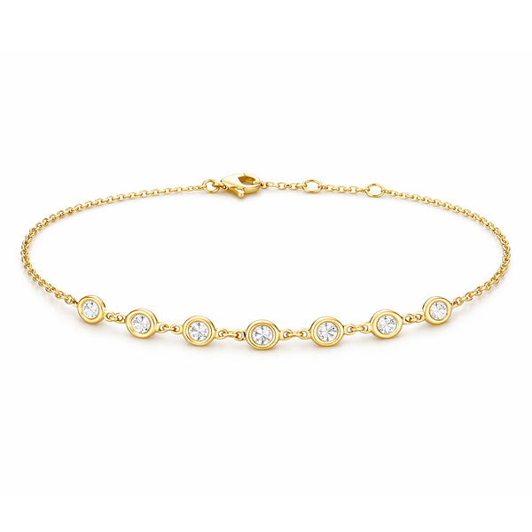 14K GOLD DIAMOND LENI BRACELET