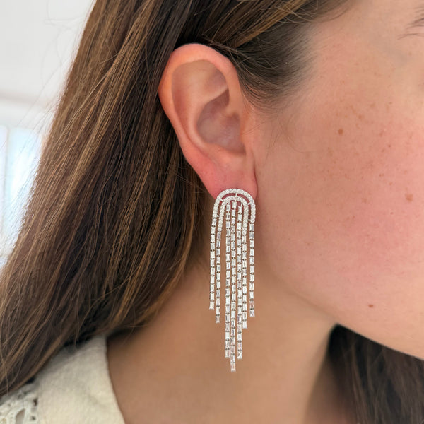 14K GOLD DIAMOND BRIELLA EARRINGS