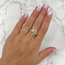14K GOLD DIAMOND JULIE RING