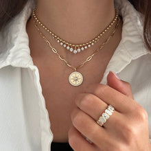 14K GOLD DIAMOND EVELYN RING